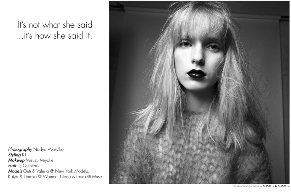 It's not what she said... it's how she said it.