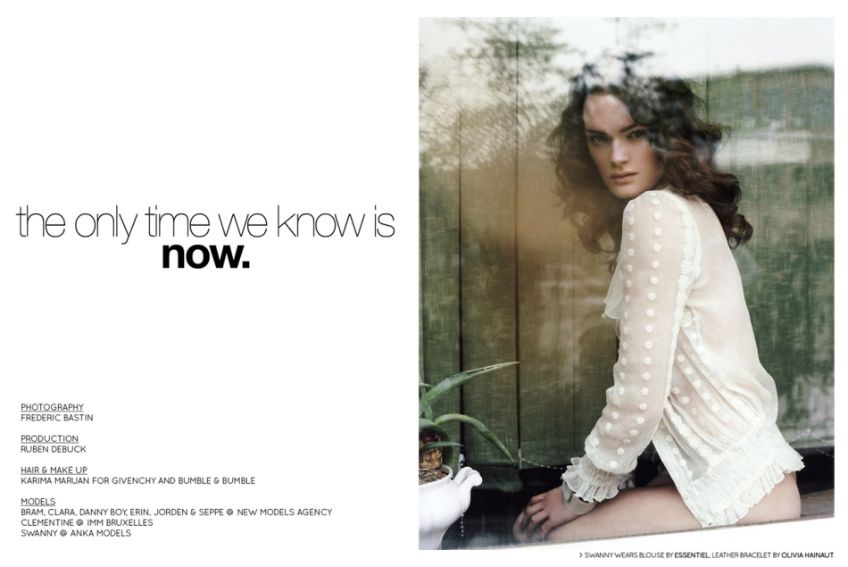 the only time we know is now.